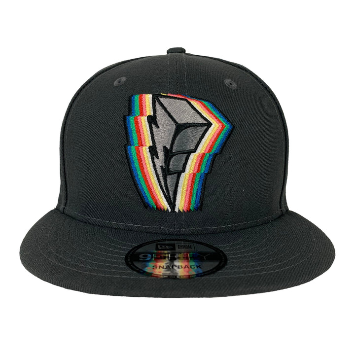 New Era 9FIFTY Mighty Morphin Power Rangers Bolt Symbol Snapback Hat Cap One Size
