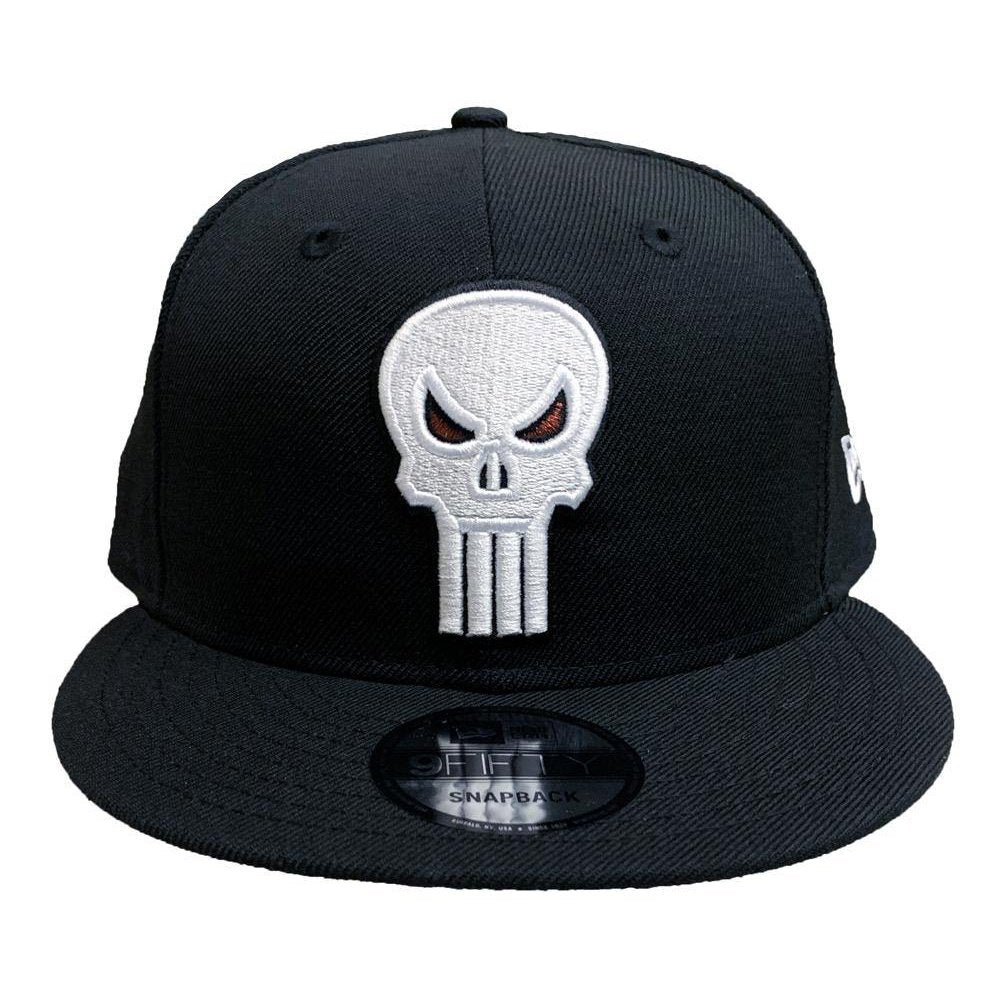 New Era 9FIFTY Snapback Hat Marvel Punisher Skull Logo Cap