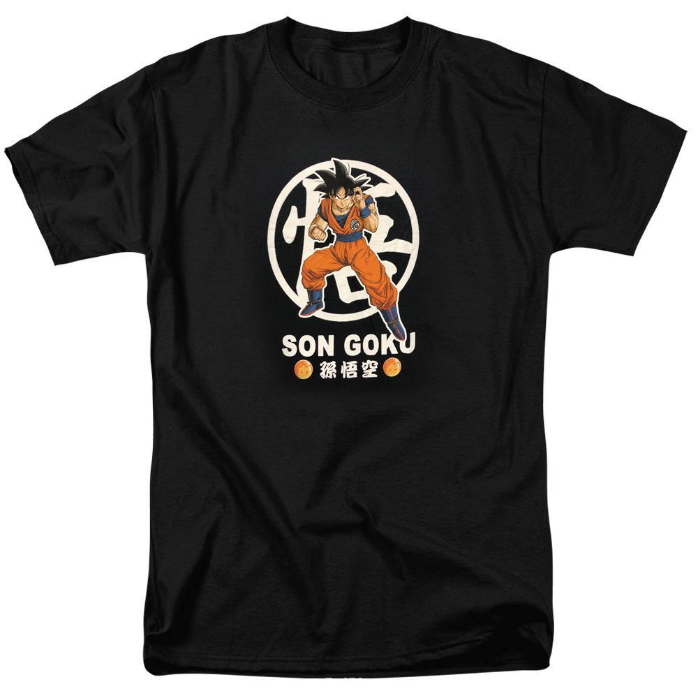 Dragon Ball Super Son Goku Kanji Adult T-Shirt