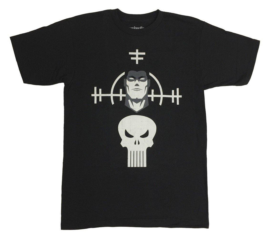 Punisher Minimal Marvel Comics Adult T-Shirt