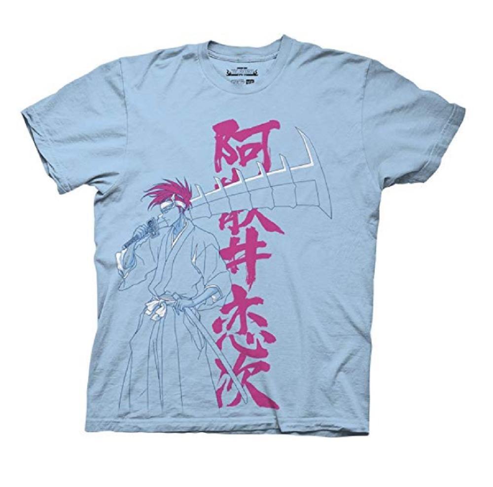 Bleach Renji Neon With Kanji Anime Adult T-Shirt