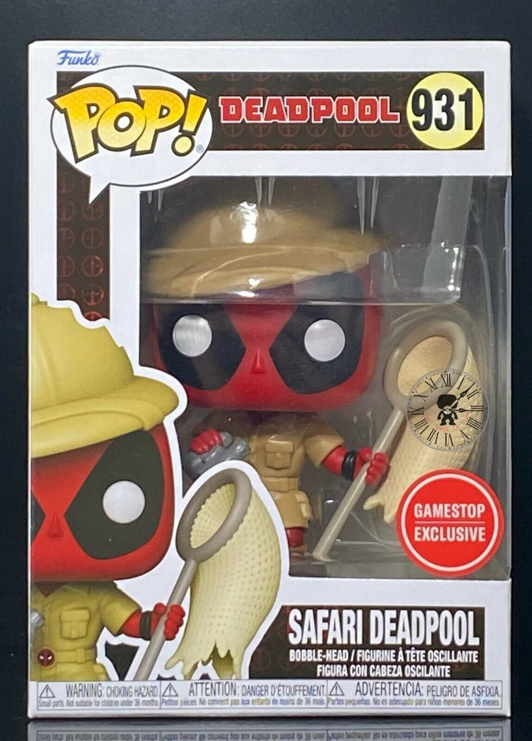 Funko Pop! Marvel Safari Deadpool Exclusive Vinyl Figure