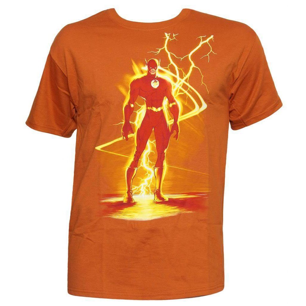 Flash Standing Speed Force DC Comics Adult T-Shirt