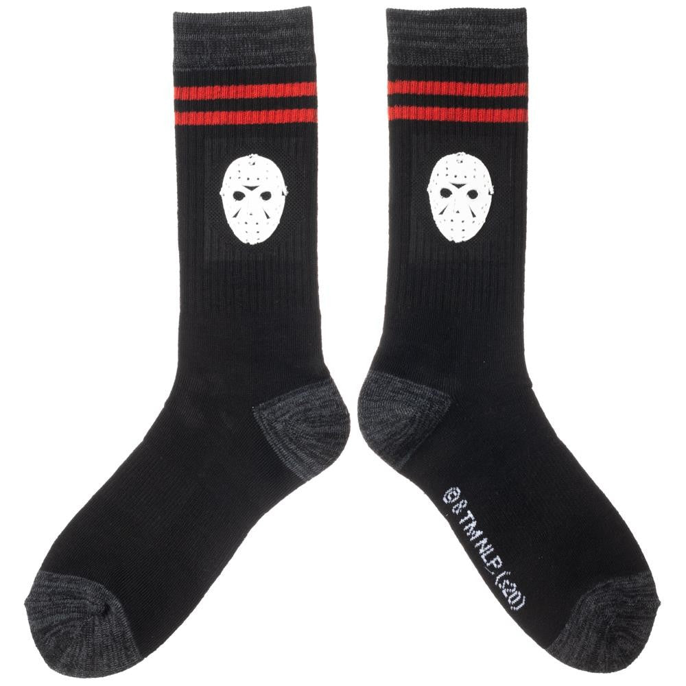 Friday the 13th Jason Rubber Weld Crew Socks
