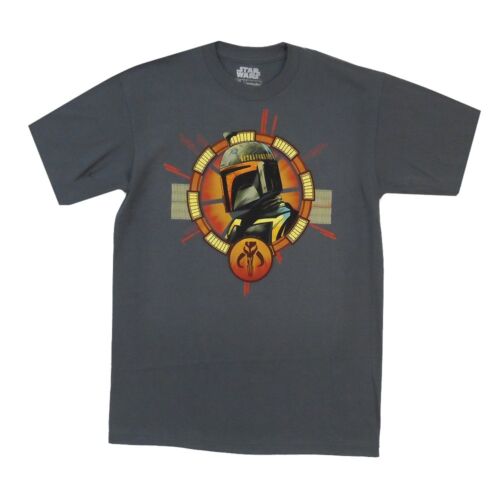 Star Wars Boba Fett Helmet Logo Adult T-Shirt - Fundom