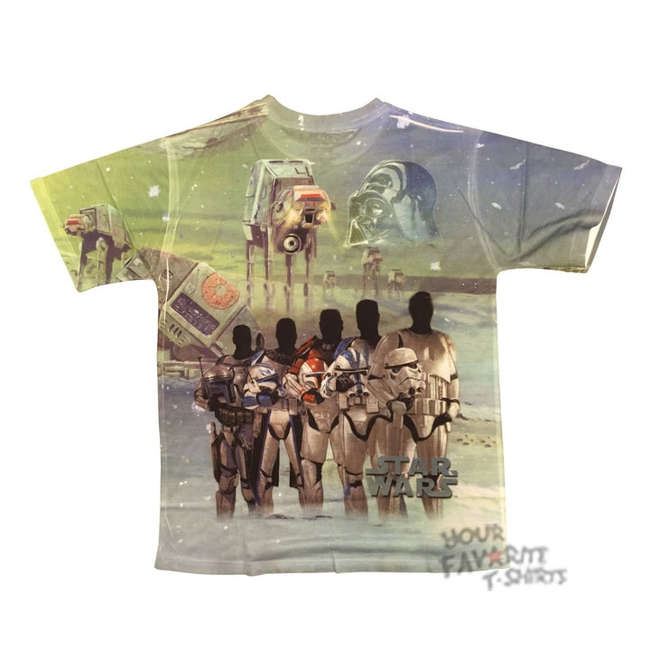 Star Wars Movie Fresh Stay Sublimated Allover Print Adult T-Shirt