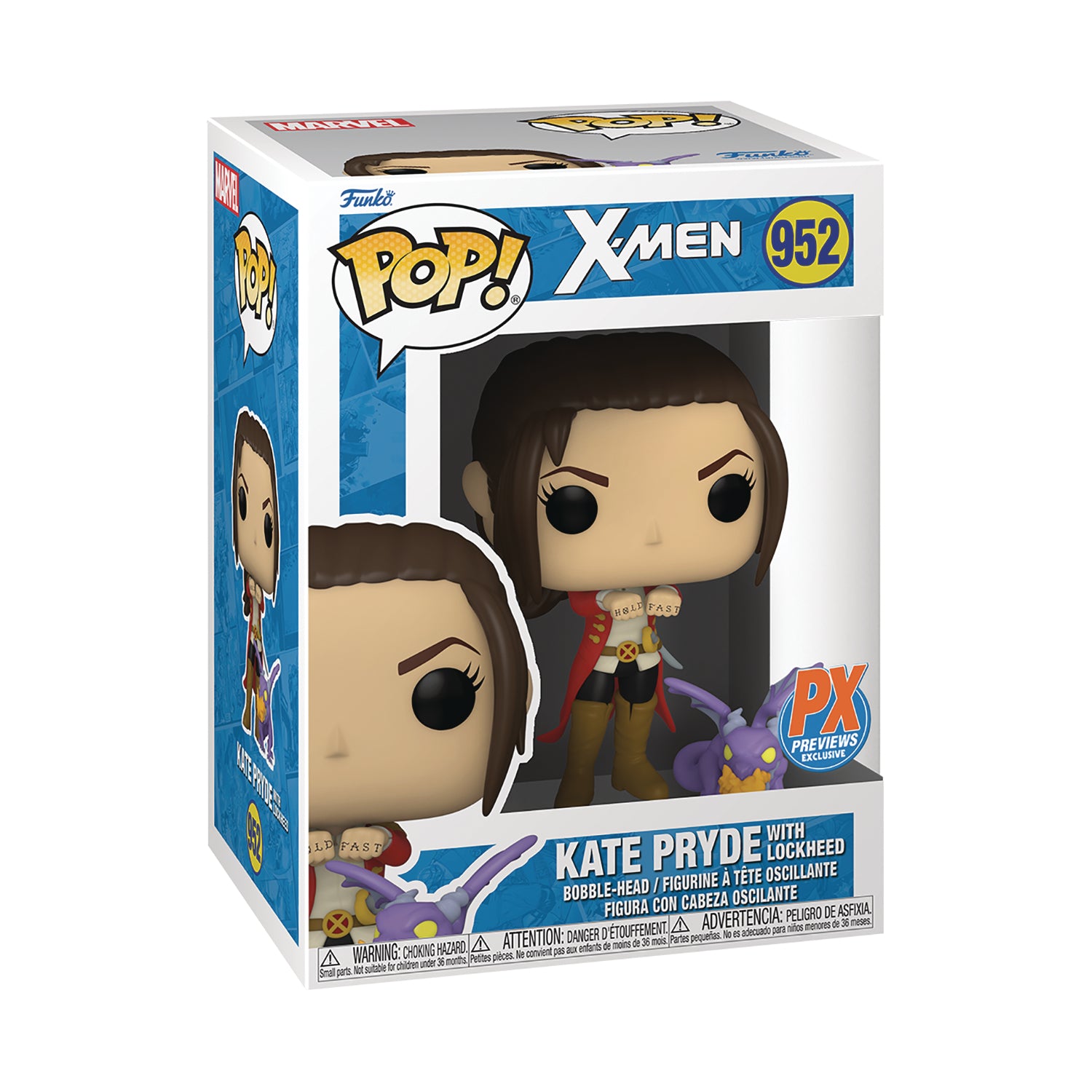 Funko Pop! & Buddy: Marvel X-Men Kate Pryde with Lockheed Previews  Exclusive Vinyl Figure