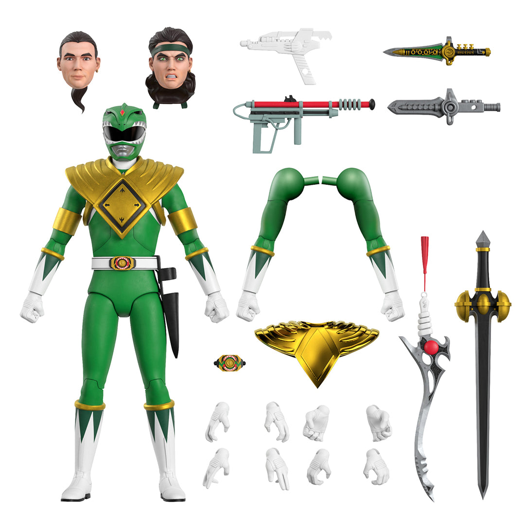 Super7 Power Rangers Ultimates Green Ranger Action Figure