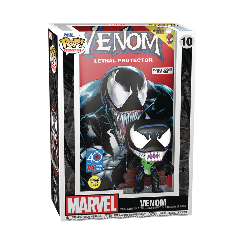 Funko Pop! Comic Cover: Marvel Venom Lethal Protector Glow in The Dark Previews Exclusive