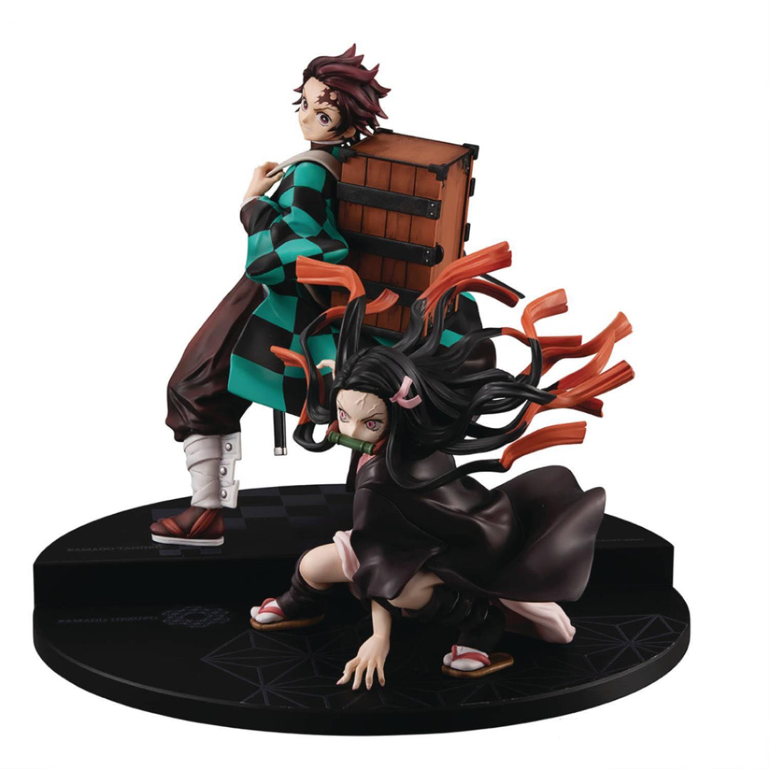 Figura Demon Slayer Nezuko kamado & Tanjiro Kamado Megahouse - Mister Braga  Colecionáveis - Miniaturas para Coleções