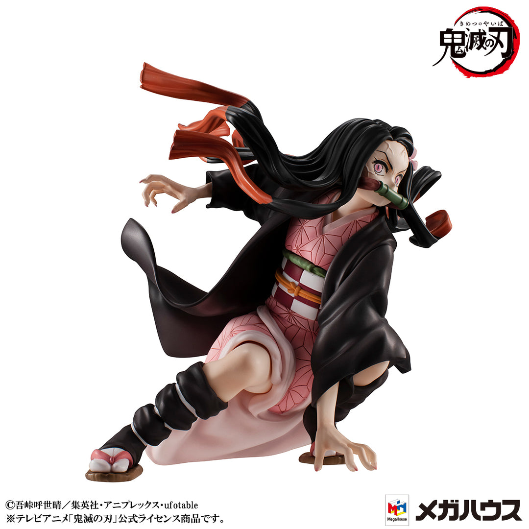 FIGURE DEMON SLAYER: KIMETSU NO YAIBA - NEZUKO KAMADO E TANJIRO KAMADO -  PRECIOUS G.E.M SERIES REF.:831157 – MEGAHOUSE