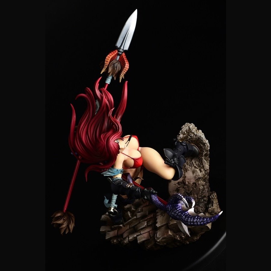 ORCATOYS Fairy Tail Erza Scarlet The Knight Black Armor Ver. 1:6 Scale PVC Figure