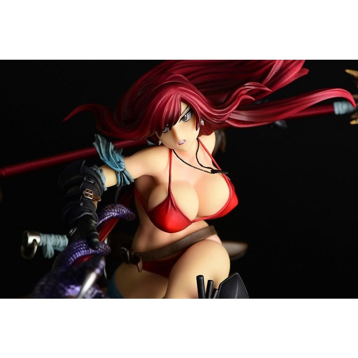 ORCATOYS Fairy Tail Erza Scarlet The Knight Black Armor Ver. 1:6 Scale PVC Figure