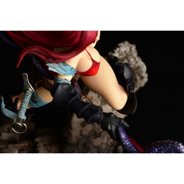 ORCATOYS Fairy Tail Erza Scarlet The Knight Black Armor Ver. 1:6 Scale PVC Figure