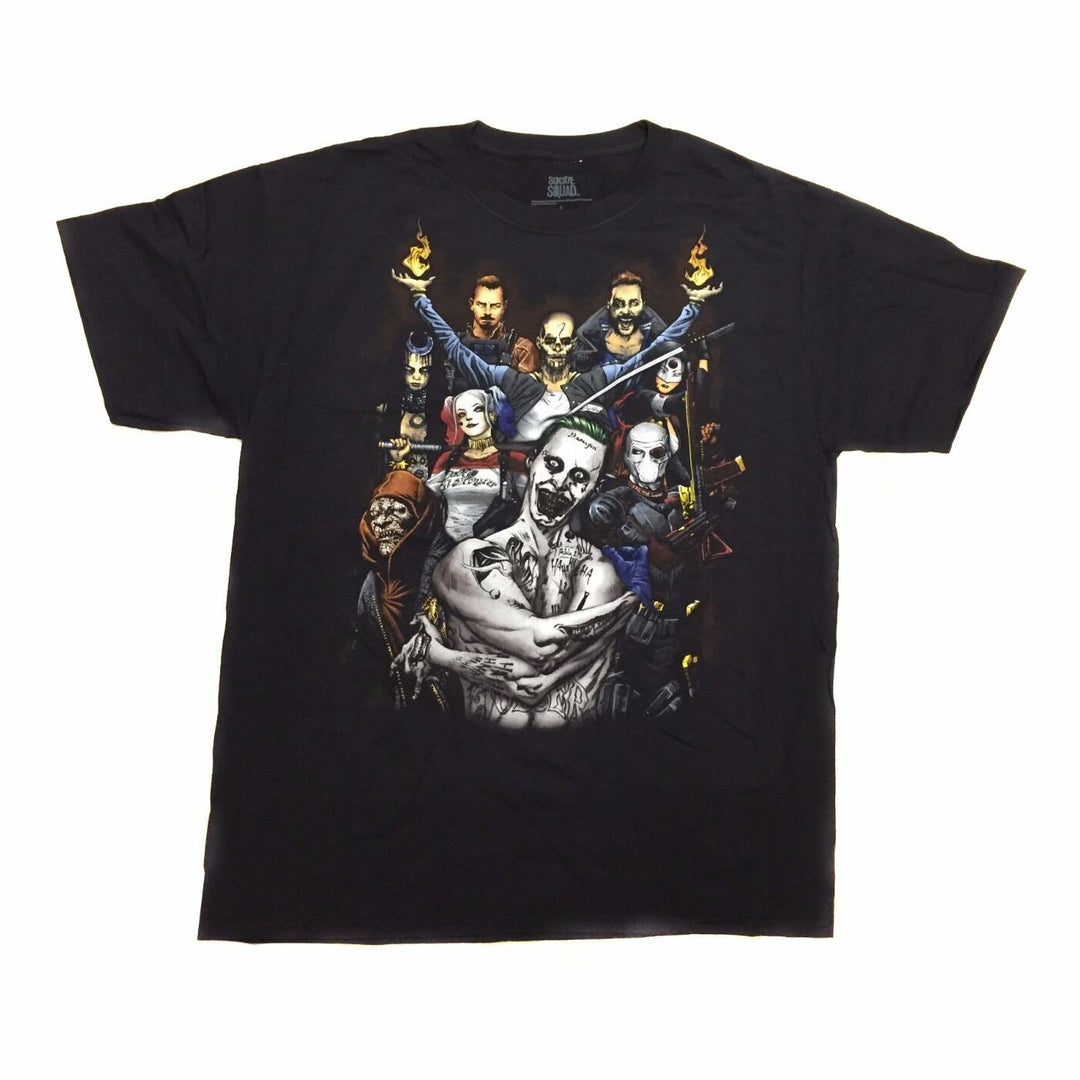Suicide Squad Color Group DC Comics Adult T-Shirt - Fundom