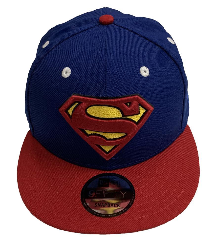 Superman Symbol Royal Scarlet New Era 9Fifty Snapback Cap Hat