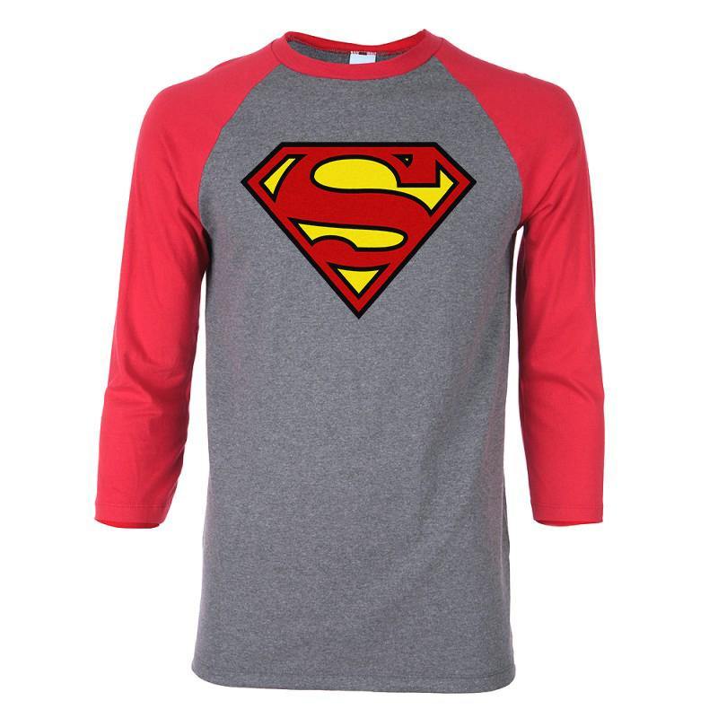Superman Symbol DC Comics Baseball T-Shirt