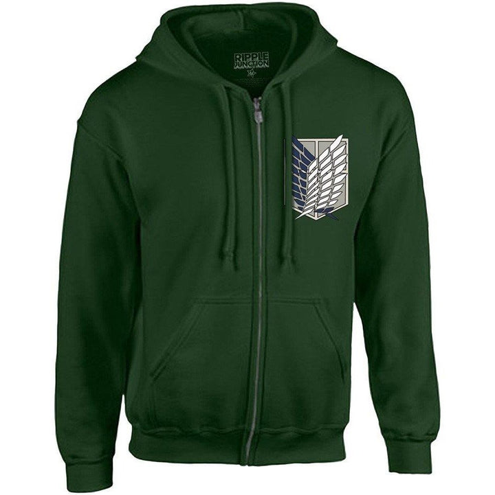 Attack On Titan Survey Corps Logo Anime Adult Hoodie