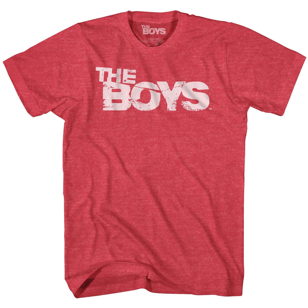 The Boys Logo Never Meet Your Heroes Adult T Shirt