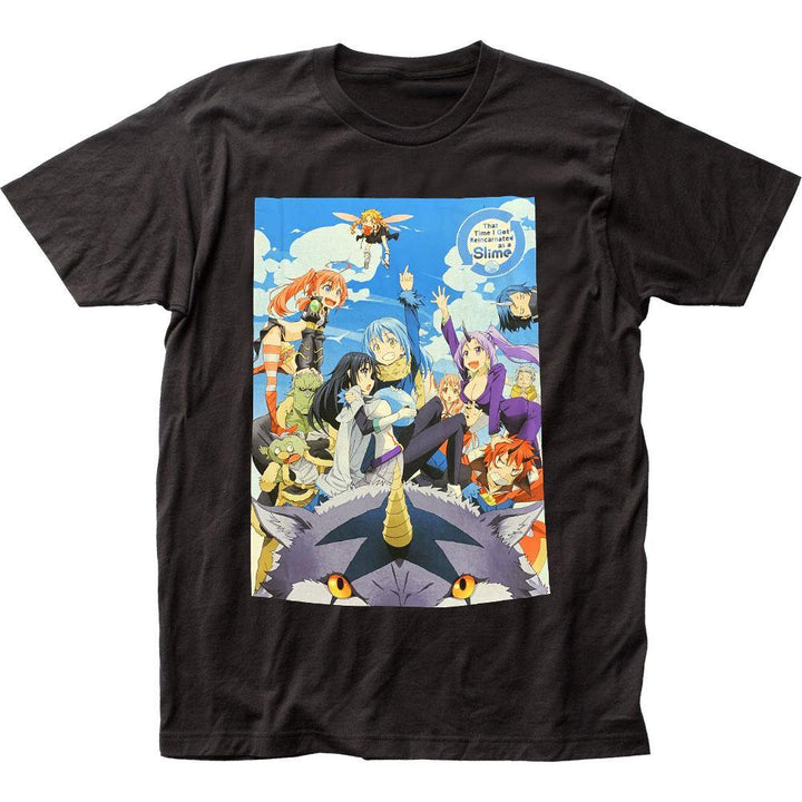 That Time I Got Reincarnated As A Slime Anime Group Adult T Shirt - Fundom