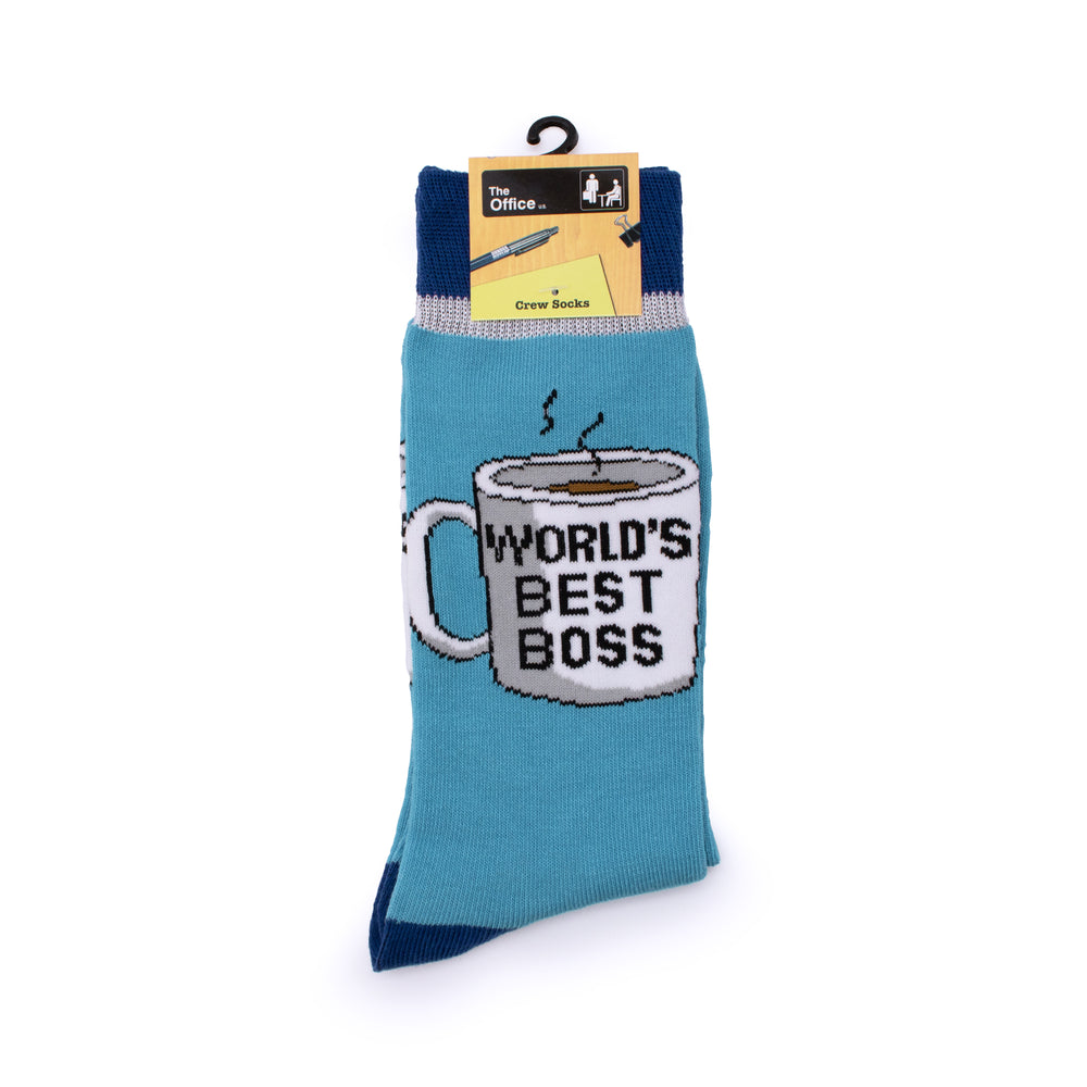 The Office World's Best Boss Crew Socks