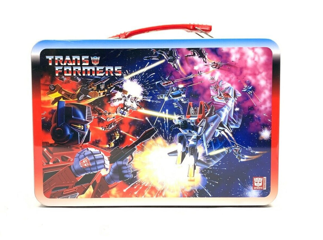 Funko Transformers Vs G.I.Joe Metal Lunch Box Exclsuive New Empty Tin