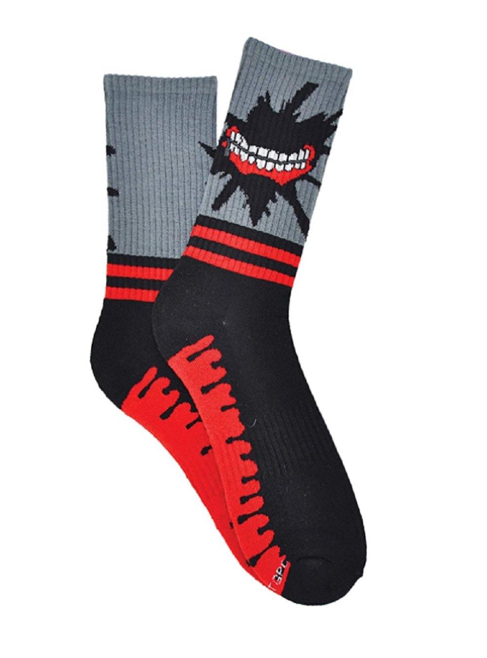 Tokyo Ghoul Mouth Anime Athletic Crew Sock