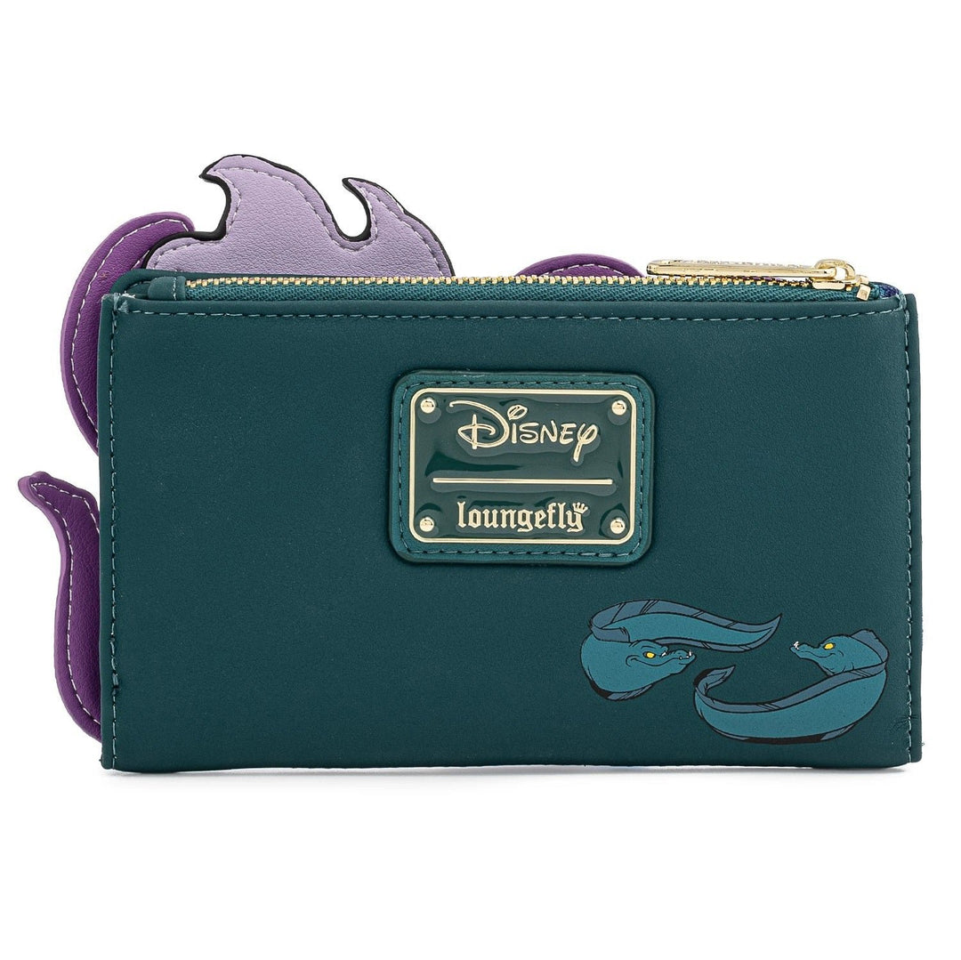 Loungefly Disney Villians Scene Ursula Crystal Ball Zip Around Wallet