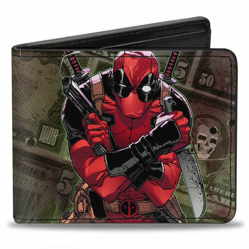 Deadpool Revenge of the Gipper Marvel Comics Bi-Fold Wallet