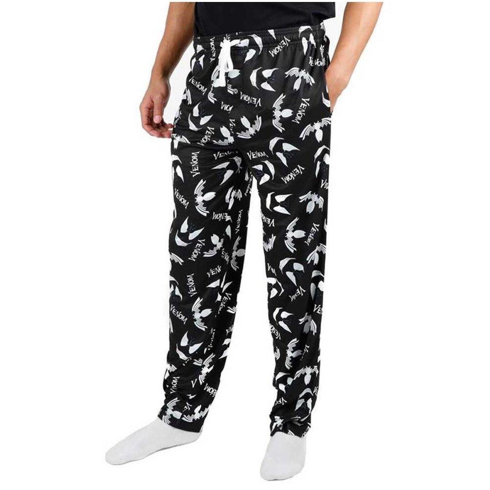 Marvel Venom Symbol All Over Comics Adult Unisex Pajama Sleep Pants