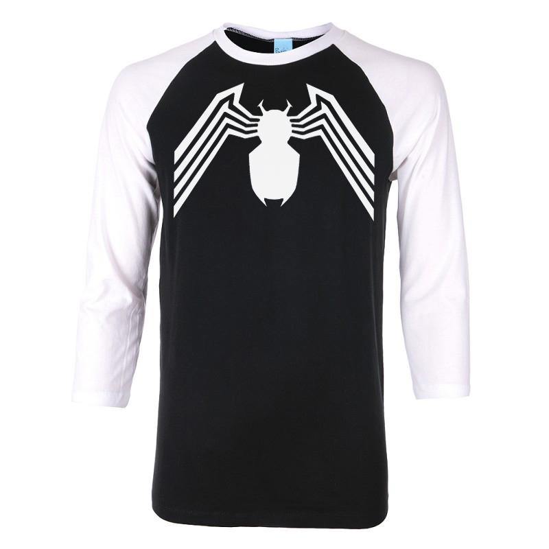 Venom Symbol Marvel Comics Baseball T-Shirt