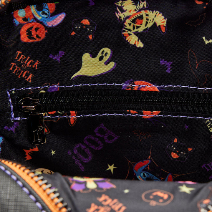 Loungefly Disney Lilo and Stitch Glow Halloween Passport Bag