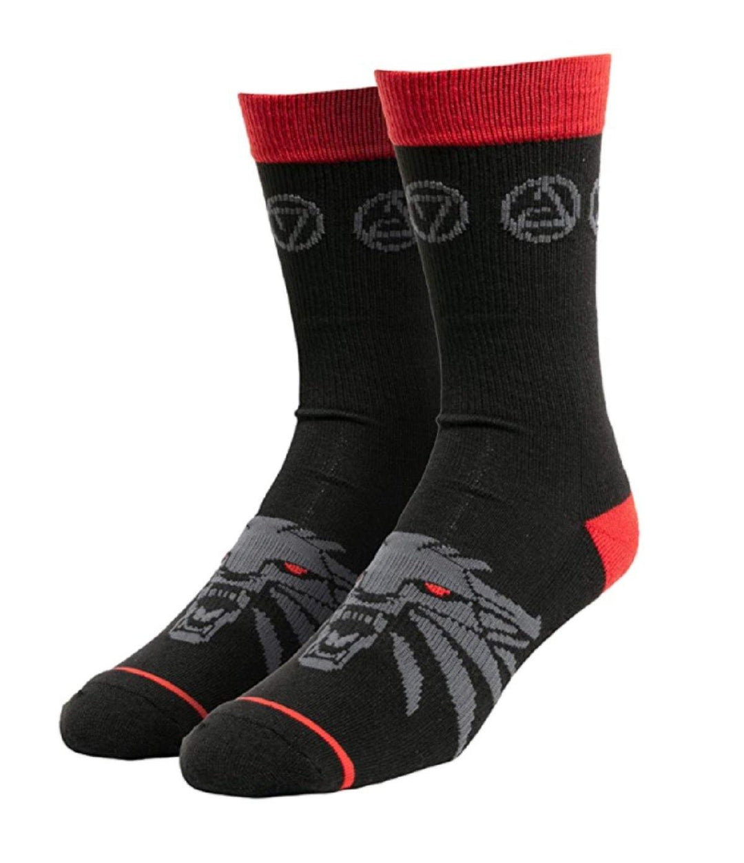 The Witcher 3 Monster's Bane Embroidered Athletic Crew Socks
