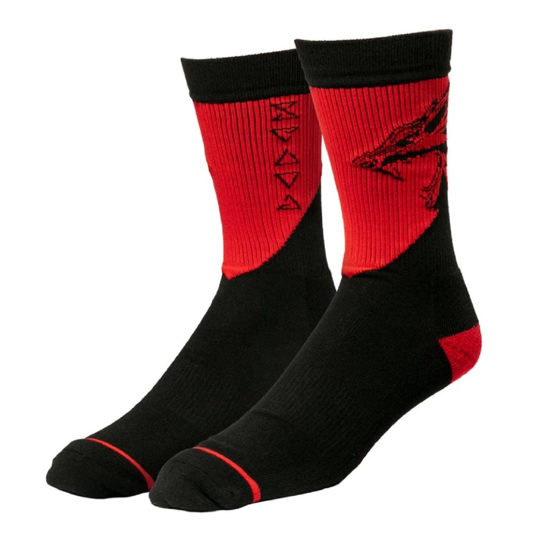 The Witcher 3 Wolf Attack Gamer Crew Socks