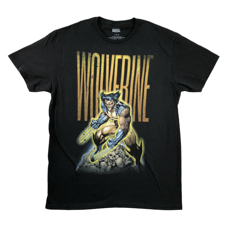 X-Men Wolverine Skull Pile Marvel Comics Adult T-Shirt