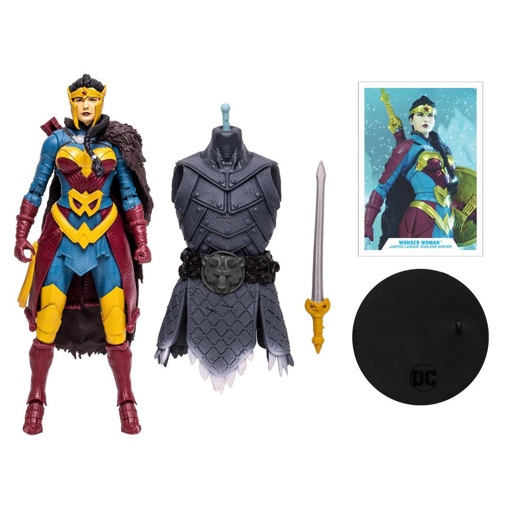 McFarlane Toys DC Multiverse Justice League: Endless Winter Wonder Woman Build-A-Figure 7-in Action Figure