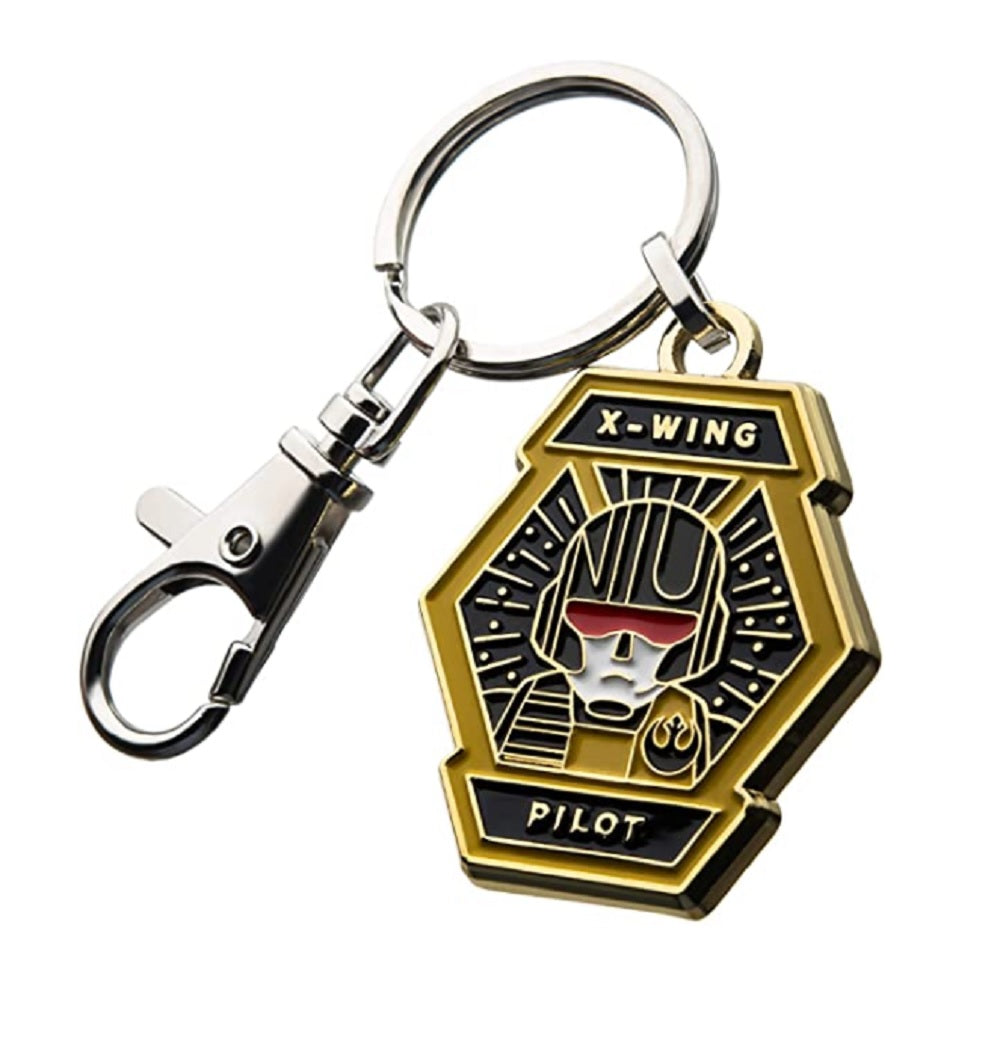 Star Wars The Rise of Skywalker X-Wing Pilot Stainless Steel Key Chain