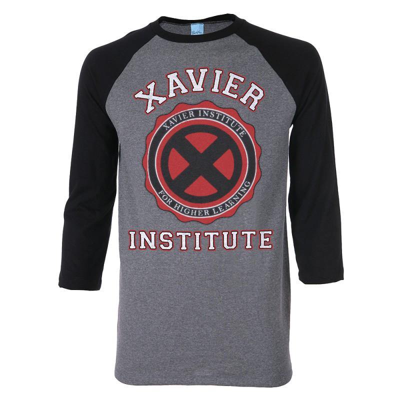 X-Men Xavier Institute Symbol Marvel Comics Baseball T-Shirt