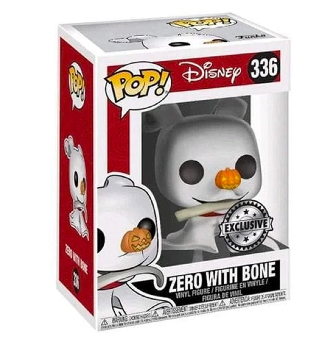 Funko Pop! Nightmare Before Christmas Disney Zero with Bone GITD Chase Vinyl Figure